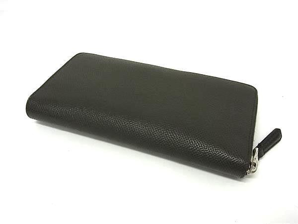 dunhill ダンヒル 長財布 カドガン DU24R2180AP ブラウン系 レザー メンズ ラウンドファスナー シルバー金具 美品
