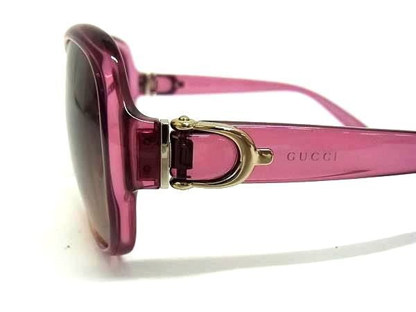 GUCCI グッチ サングラス GG3688/F/S クリアピンク系×レンズ クリアブラウングラデーション系 プラスチック レディース 美品