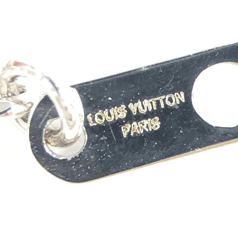 LOUIS VUITTON ルイヴィトン ペンダント LV ペイパープレーン M01034 シルバー系 メタル ユニセックス ラインストーン 美品
