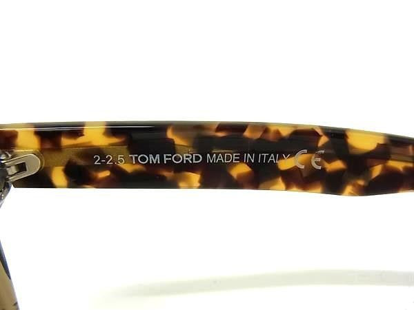 TOM FORD トムフォード サングラス Cooper クーパー TF395-F ブラウン系 カーキ系 プラスチック メンズ アジアンフィット 美品