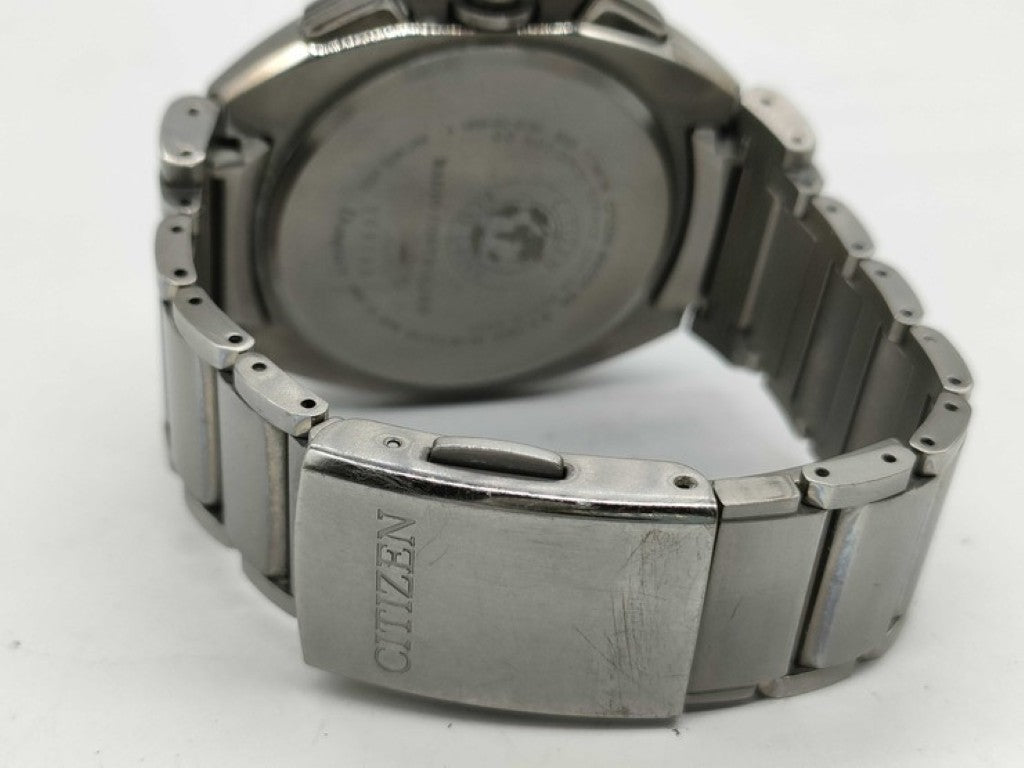 CITIZEN シチズン 時計 アテッサ エコドライブ BY0040-51L H610-T015581 ブラック シルバー系 チタン メンズ