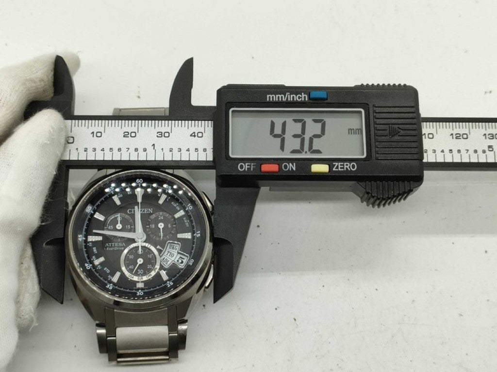 CITIZEN シチズン 時計 アテッサ エコドライブ BY0040-51L H610-T015581 ブラック シルバー系 チタン メンズ