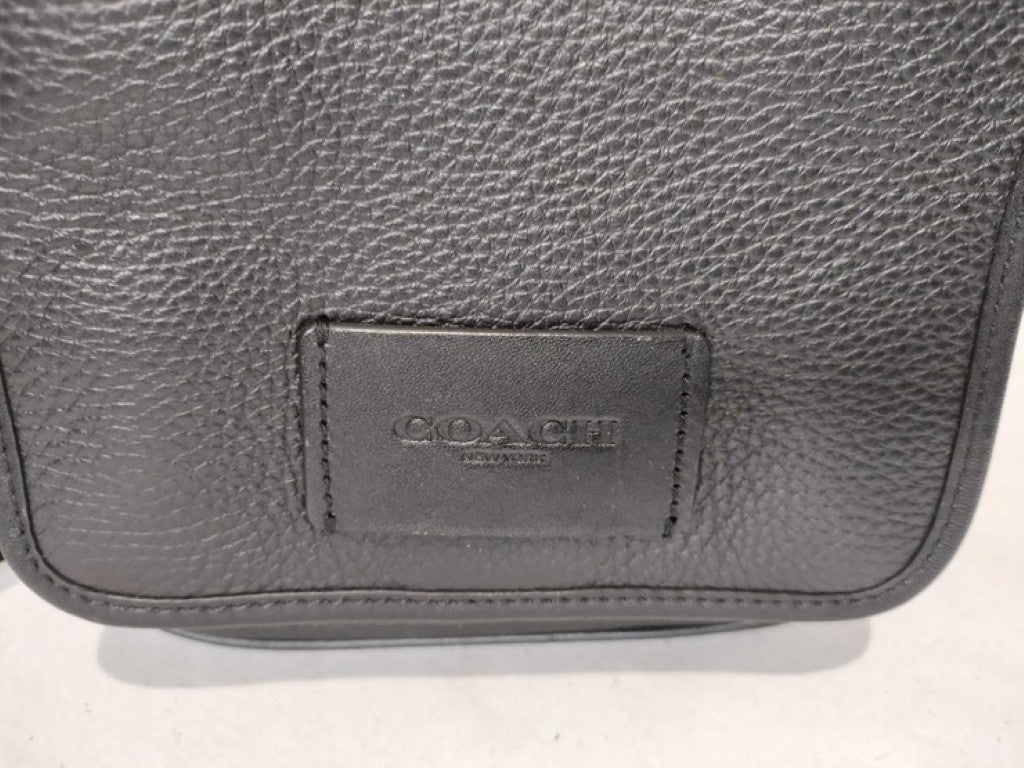 COACH コーチ ショルダーバッグ LUCAS CROSSBODY ルーカス クロスボディ CO914 ブラック系 レザー ユニセックス 美品