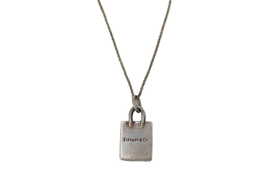 Tiffany&Co. ティファニー ネックレス ショッピングバッグ ネックレス シルバー系 SV925 レディース 美品