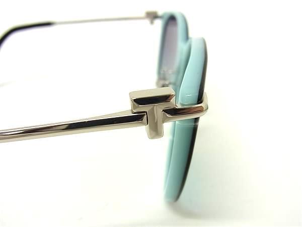 TIFFANY＆Co ティファニー サングラス TF4224D ブラック クリアブルーグラデーション メタル ユニセックス 美品