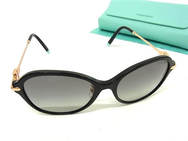 TIFFANY＆Co ティファニー サングラス TF4188D ブラック ブラックグラデーション メタル ユニセックス 美品