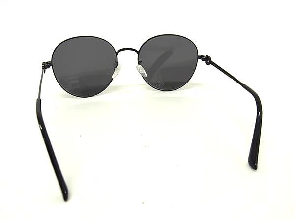 Salvatore Ferragamo フェラガモ サングラス ガンチーニ SF211SK ブラック クリアブラック メタル ユニセックス 超美品