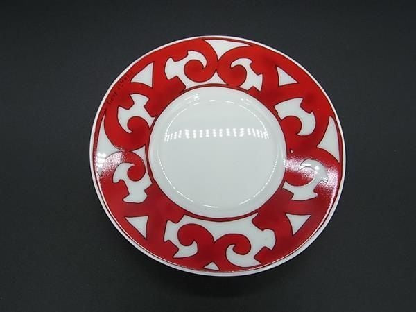 HERMES エルメス カップ＆ソーサー ガダルキヴィール レッド ホワイト系 磁器（ポーセリン） ユニセックス 新品未使用展示品