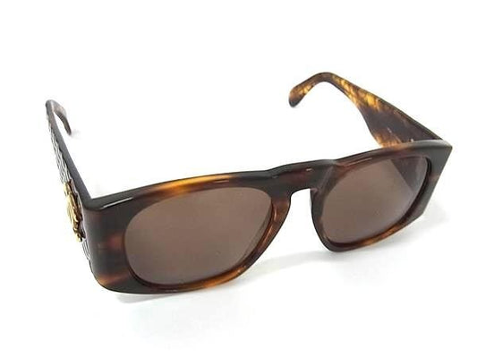 CHANEL シャネル サングラス ココマーク マトラッセ 01450 ブラウン系×レンズ クリアブラウン系 プラスチック ユニセックス べっ甲調 美品