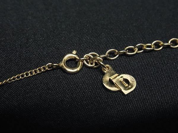 ChristianDior ディオール ネックレス ゴールド系 メタル レディース パール 美品