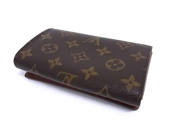 LOUIS VUITTON ルイヴィトン 二つ折り 財布 ポルトモネ ビエトレゾール M61730 ブラウン系 モノグラム レディース ゴールド金具 美品