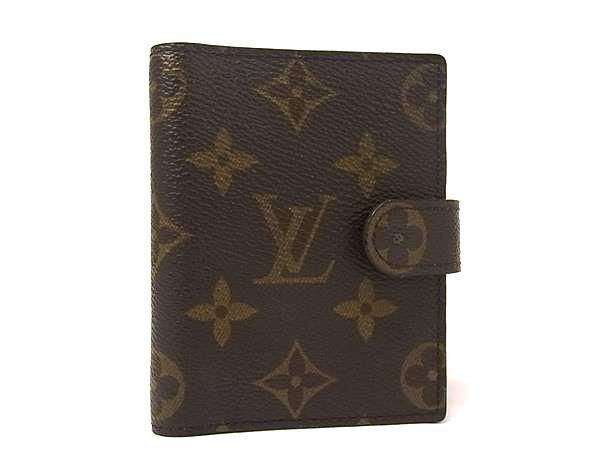 LOUIS VUITTON ルイヴィトン 手帳カバー アジェンダ ミニ R20007 ブラウン系 モノグラム レディース 超美品