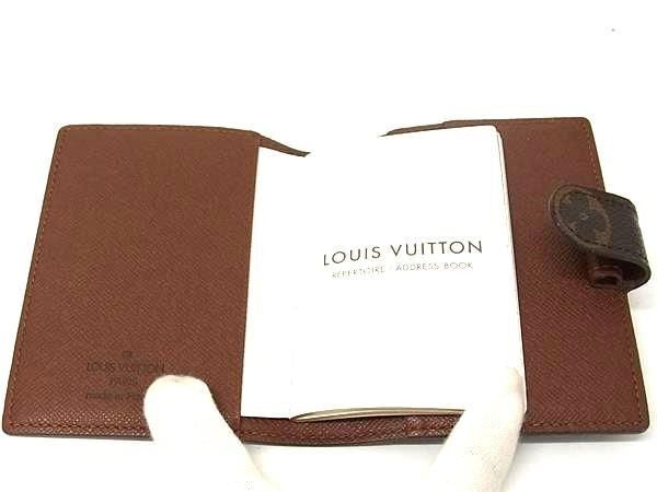 LOUIS VUITTON ルイヴィトン 手帳カバー アジェンダ ミニ R20007 ブラウン系 モノグラム レディース 超美品