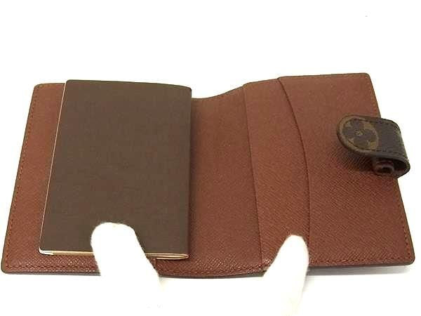 LOUIS VUITTON ルイヴィトン 手帳カバー アジェンダ ミニ R20007 ブラウン系 モノグラム レディース 超美品