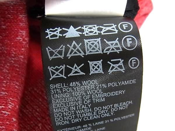 CANADA GOOSE カナダグース ニット帽 レッド系 ウール100% レディース 新品未使用展示品