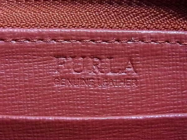 FURLA フルラ 長財布 ピンク系 レザー レディース ラウンドファスナー ゴールド金具 新品未使用展示品