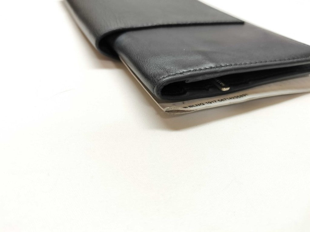 BALENCIAGA バレンシアガ 長財布 パスポート ロングウォレット 1TICKET 787774 ブラック系 レザー メンズ