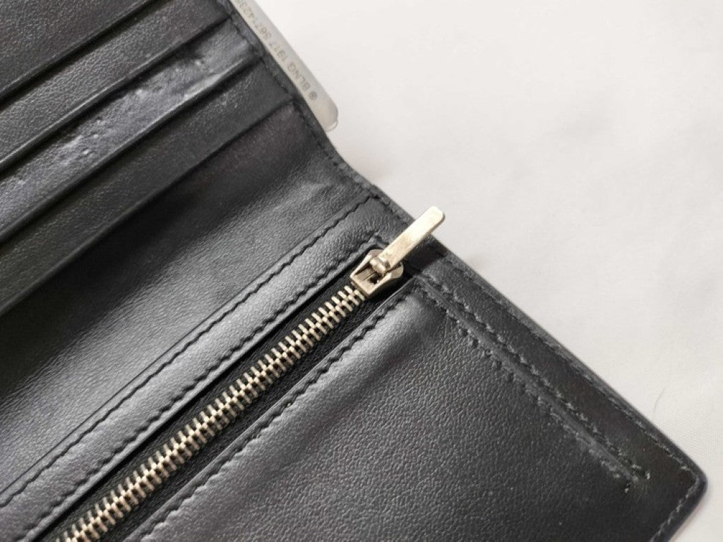 BALENCIAGA バレンシアガ 長財布 パスポート ロングウォレット 1TICKET 787774 ブラック系 レザー メンズ