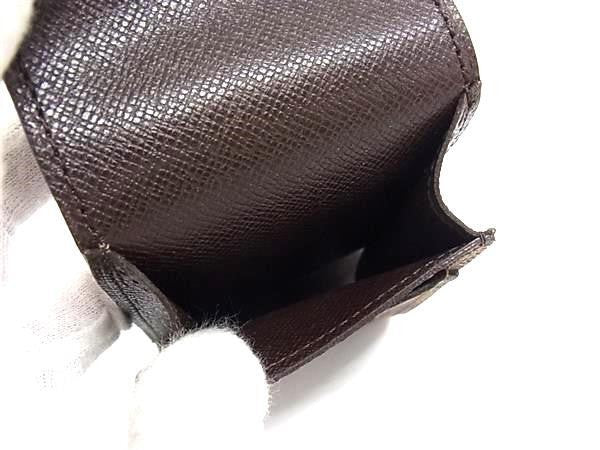 LOUIS VUITTON ルイヴィトン シガレットケース エテュイ シガレット N63024 エベヌ（ブラウン）系 ダミエ ユニセックス 美品