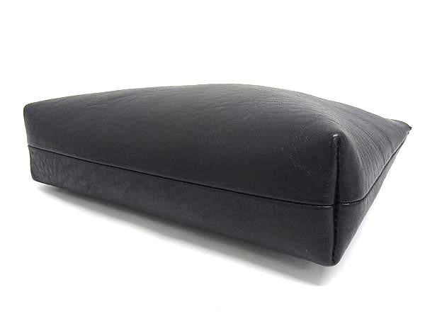 SOMES SADDLE ソメスサドル セカンドバッグ ジェラード クラッチバッグ GE-05 ブラック系 レザー メンズ シルバー金具 ポーチ リストレット 新品未使用展示品