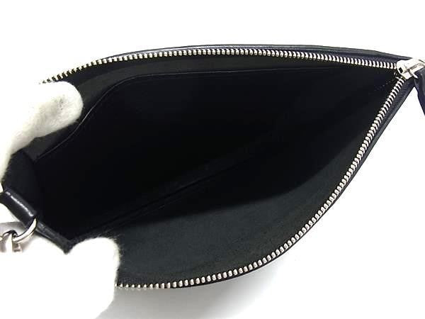 SOMES SADDLE ソメスサドル セカンドバッグ ジェラード クラッチバッグ GE-05 ブラック系 レザー メンズ シルバー金具 ポーチ リストレット 新品未使用展示品