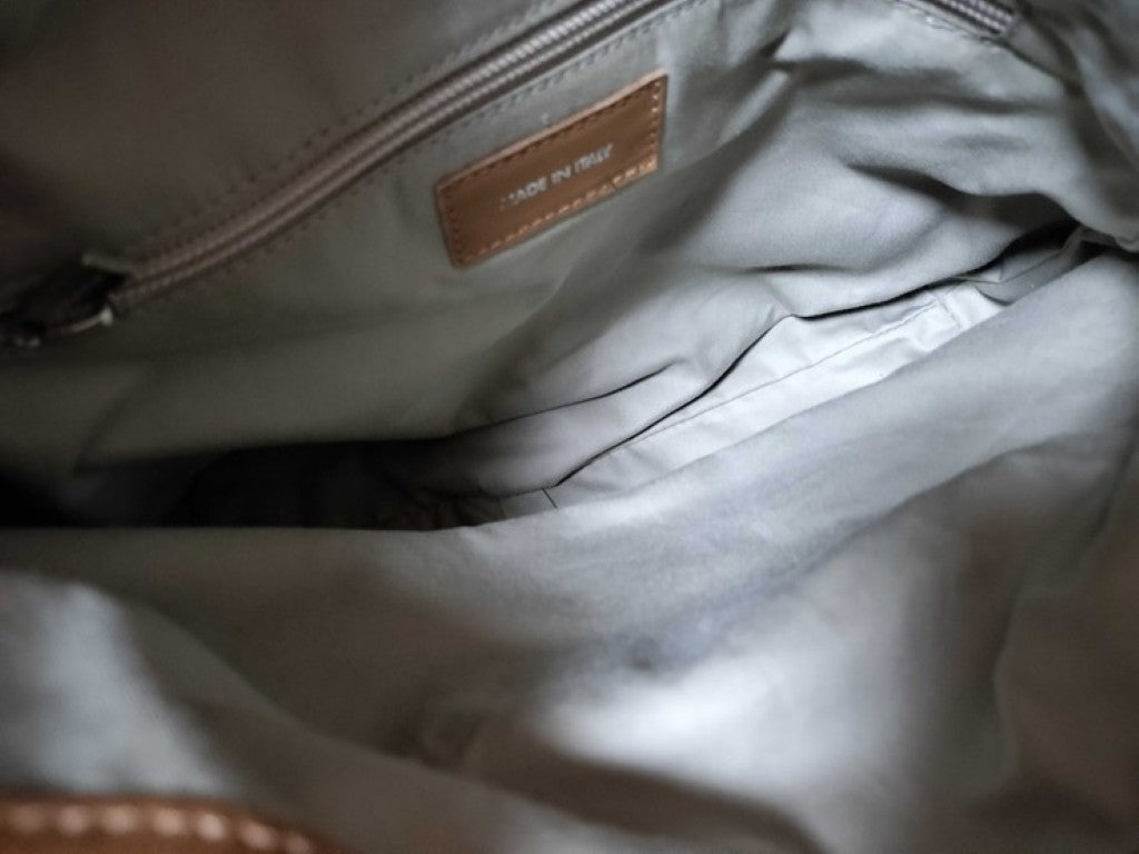 BURBERRY バーバリー ハンドバッグ ヘイマーケット ベージュ系 カーキ マルチカラー スエード レディース 編み込み ショルダーバッグ 美品