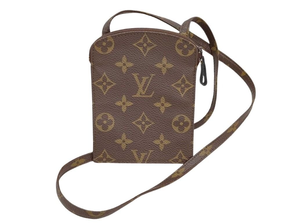 LOUIS VUITTON ルイヴィトン ショルダーバッグ ポシェットセクレ M45484 ブラウン系 モノグラム レディース ポーチ 美品