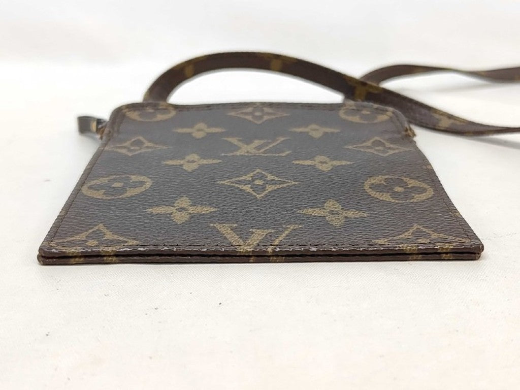 LOUIS VUITTON ルイヴィトン ショルダーバッグ ポシェットセクレ M45484 ブラウン系 モノグラム レディース ポーチ 美品