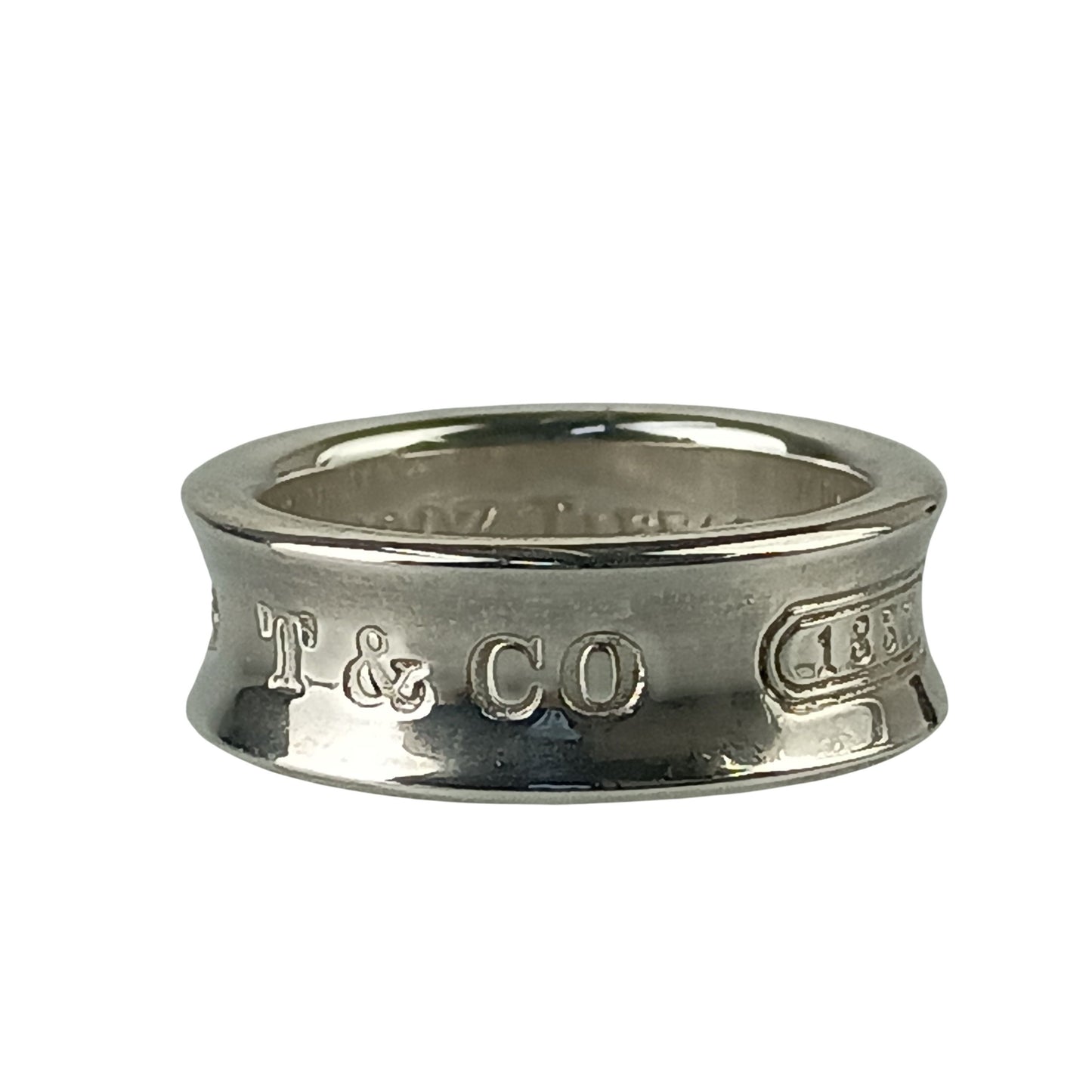 TIFFANY＆Co ティファニー 指輪 1837 ナロー リング シルバー系 SV925 ユニセックス 約10号 美品