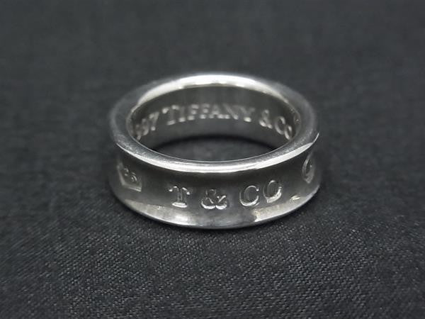 TIFFANY＆Co ティファニー 指輪 1837 ナロー リング シルバー系 SV925 ユニセックス 約10号 美品