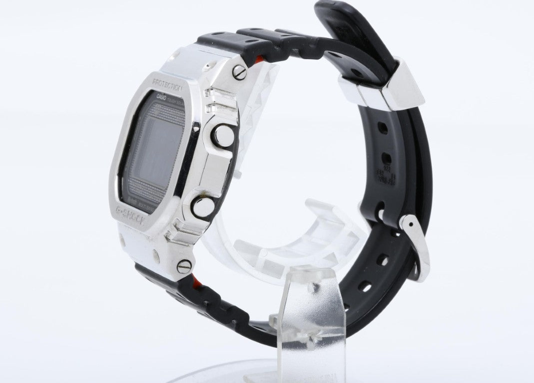 CASIO カシオ 時計 G-SHOCK FULL METAL 5000 SERIES GMW-B5000-1JF ブラック シルバー系 ステンレススチール 樹脂バンド メンズ デジタル 美品