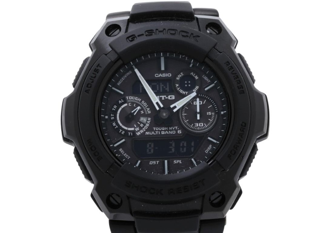 CASIO カシオ 時計 G-SHOCK MTG-1500B-1A1JF ブラック系 ステンレススチール 樹脂 メンズ アナデジ 超美品