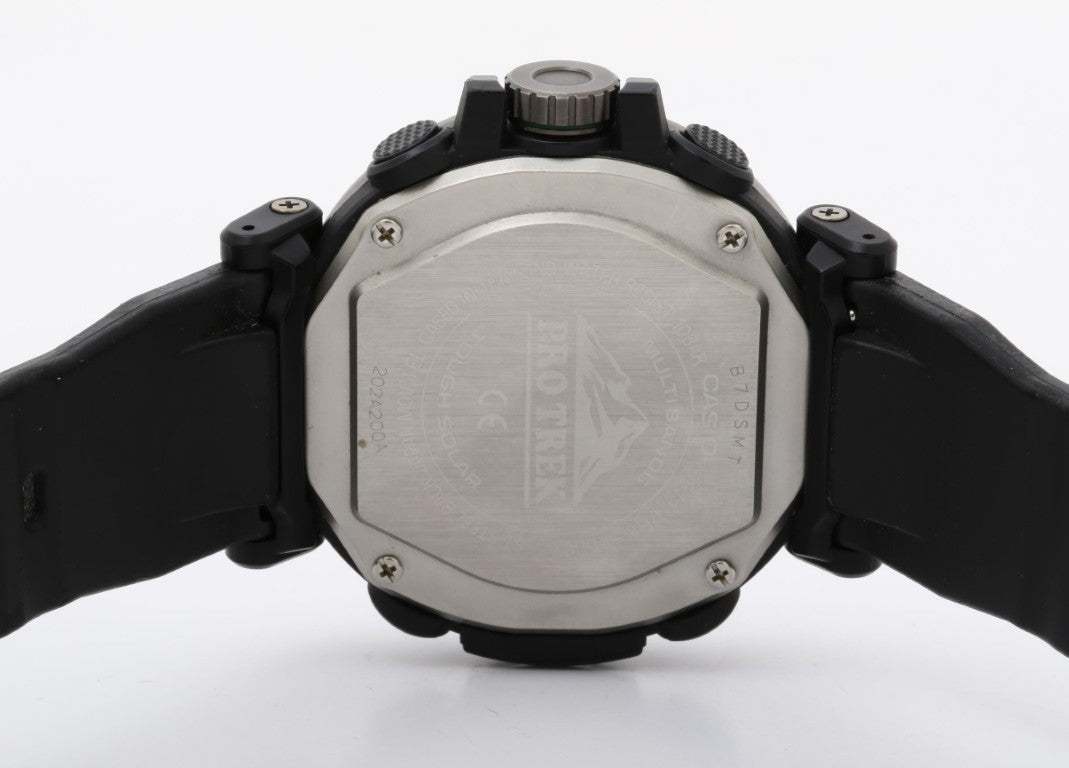 CASIO カシオ 時計 PRO TREK プロトレック Climber Line PRW-6600Y-1JF ブラック系 樹脂／ステンレススチール 樹脂バンド メンズ アナデジ 美品
