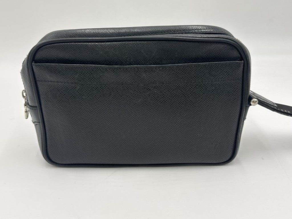 LOUIS VUITTON ルイヴィトン クラッチバッグ カルガ M30812 アルドワーズ（ブラック）系 タイガ メンズ セカンドバッグ シルバー金具