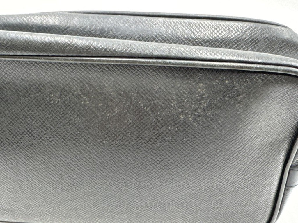 LOUIS VUITTON ルイヴィトン クラッチバッグ カルガ M30812 アルドワーズ（ブラック）系 タイガ メンズ セカンドバッグ シルバー金具