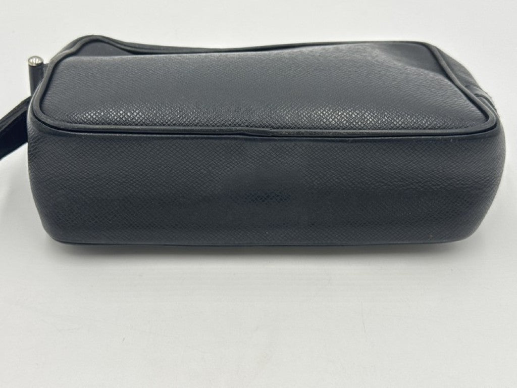 LOUIS VUITTON ルイヴィトン クラッチバッグ カルガ M30812 アルドワーズ（ブラック）系 タイガ メンズ セカンドバッグ シルバー金具