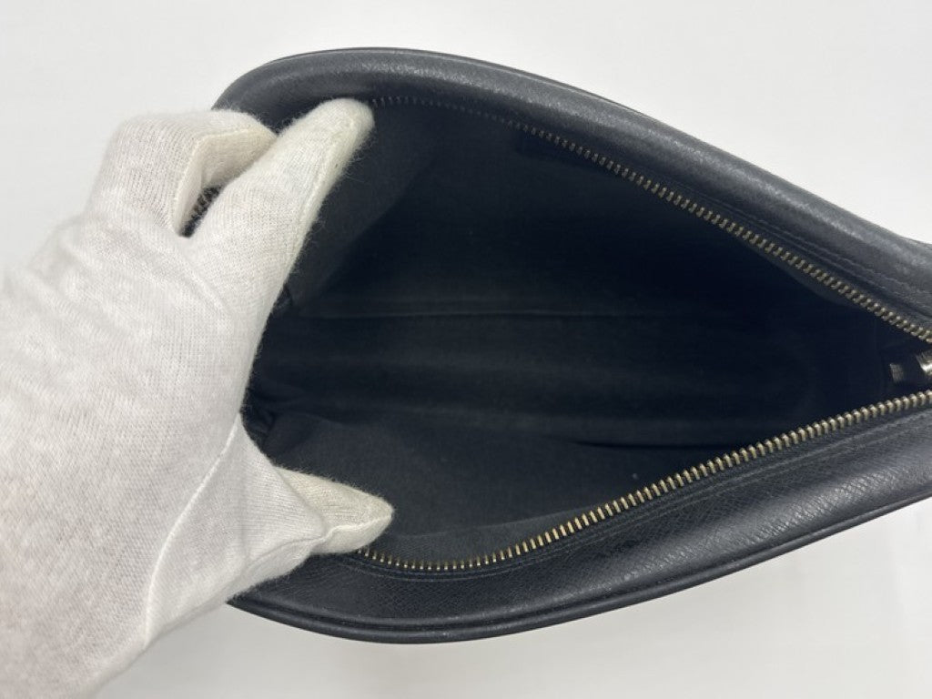 LOUIS VUITTON ルイヴィトン クラッチバッグ カルガ M30812 アルドワーズ（ブラック）系 タイガ メンズ セカンドバッグ シルバー金具
