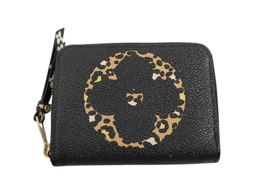 LOUIS VUITTON ルイヴィトン コインケース ジッピーコインパース M67878 ブラッ ブラウン系 モノグラムジャングル レディース ゴールド金具 美品