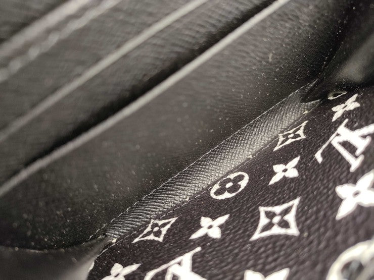 LOUIS VUITTON ルイヴィトン コインケース ジッピーコインパース M67878 ブラッ ブラウン系 モノグラムジャングル レディース ゴールド金具 美品