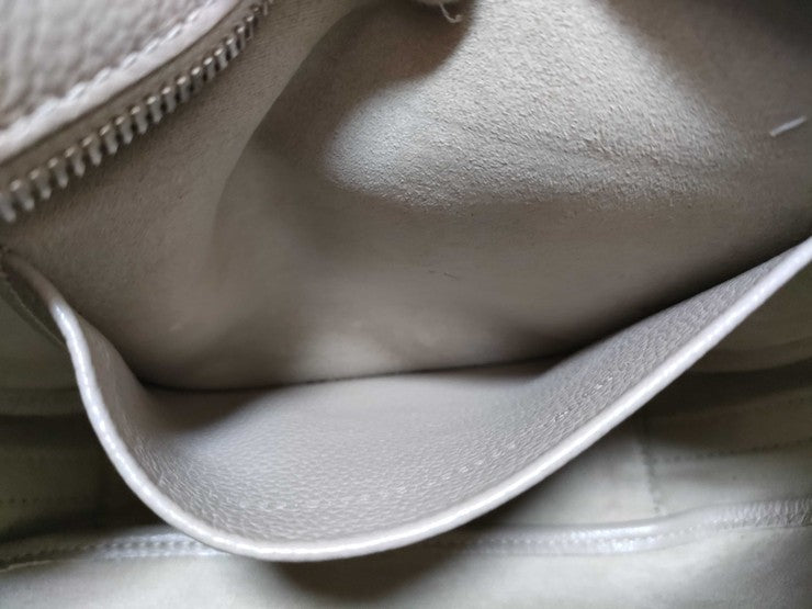 BALENCIAGA バレンシアガ ショルダーバッグ エブリデイ 679267 ベージュ系 レザー レディース 美品