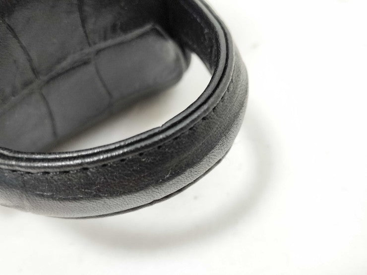 PELLE MORBIDA ペッレモルビダ セカンドバッグ メイデンボヤージュ PMO-MB028AELE ブラック系 型押しレザー メンズ 美品