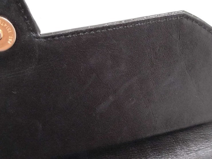 Yves Saint Laurent イヴサンローラン クラッチバッグ ブラック系 クロコ ユニセックス 美品