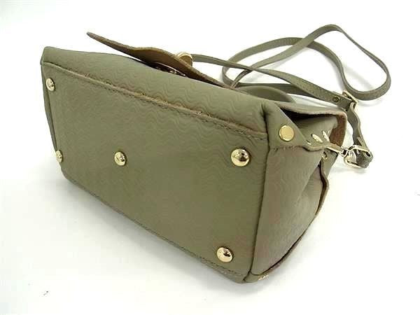 ZANELLATO ザネラート ハンドバッグ ポスティーナ ベイビー ZA30 / 06263 PIETRA(カーキグレージュ系) レザー レディース 2WAY ショルダーバッグ ゴールド金具 新品未使用展示品