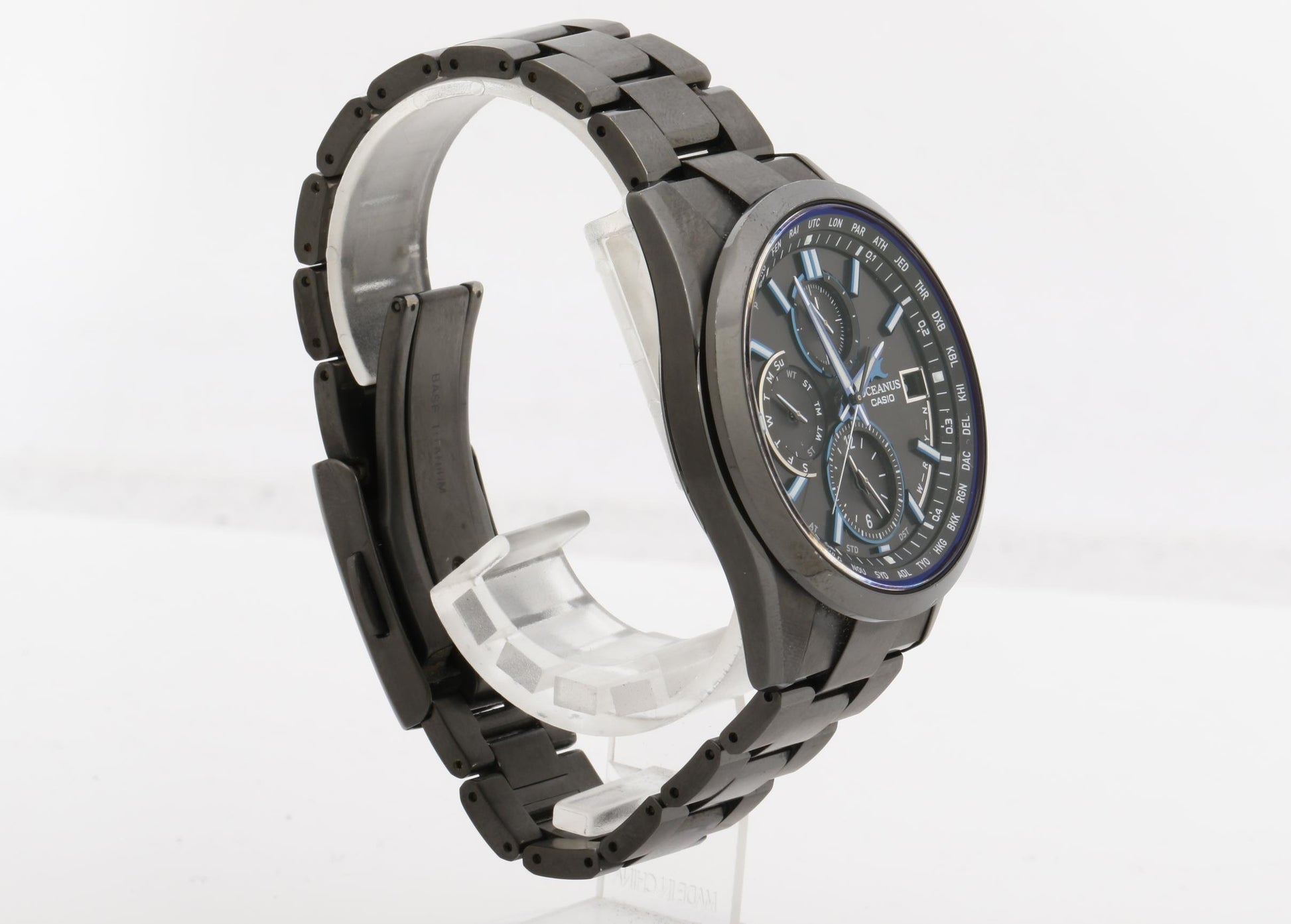 CASIO カシオ 時計 オシアナス Classic Line OCWT2600B1AJF ブラック チタン メンズ 美品