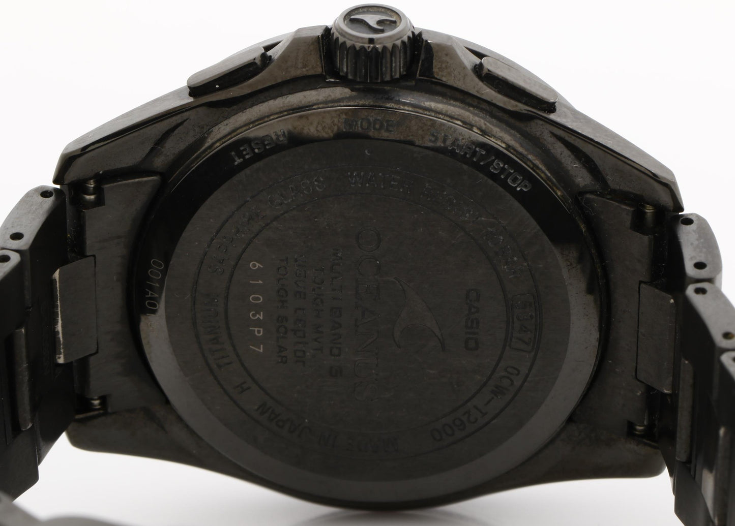CASIO カシオ 時計 オシアナス Classic Line OCWT2600B1AJF ブラック チタン メンズ 美品