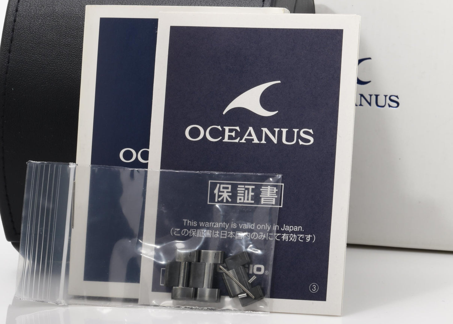 CASIO カシオ 時計 オシアナス Classic Line OCWT2600B1AJF ブラック チタン メンズ 美品