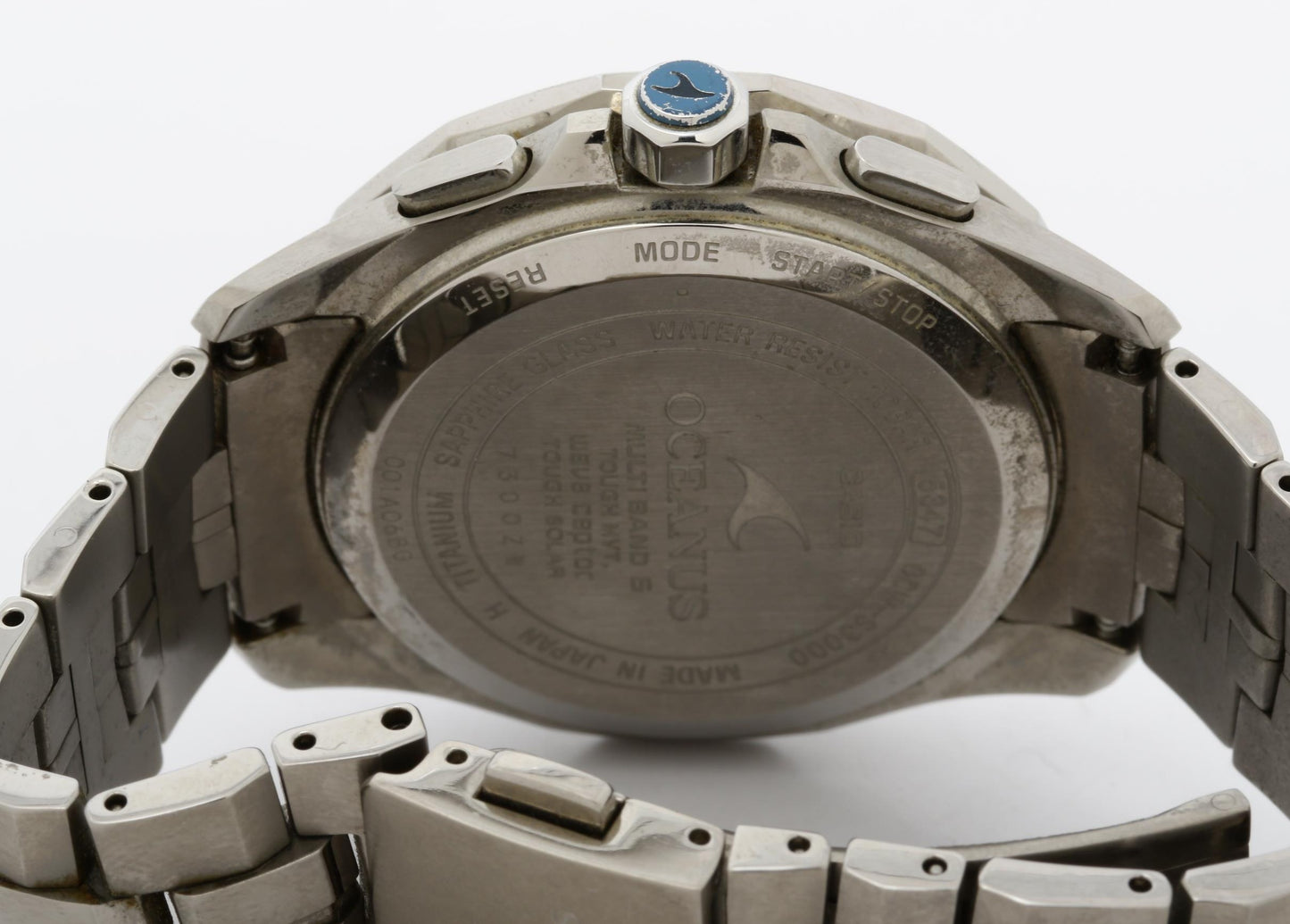 CASIO カシオ 時計 オシアナス マンタ OCWS30001AJF ブラック シルバー チタン メンズ