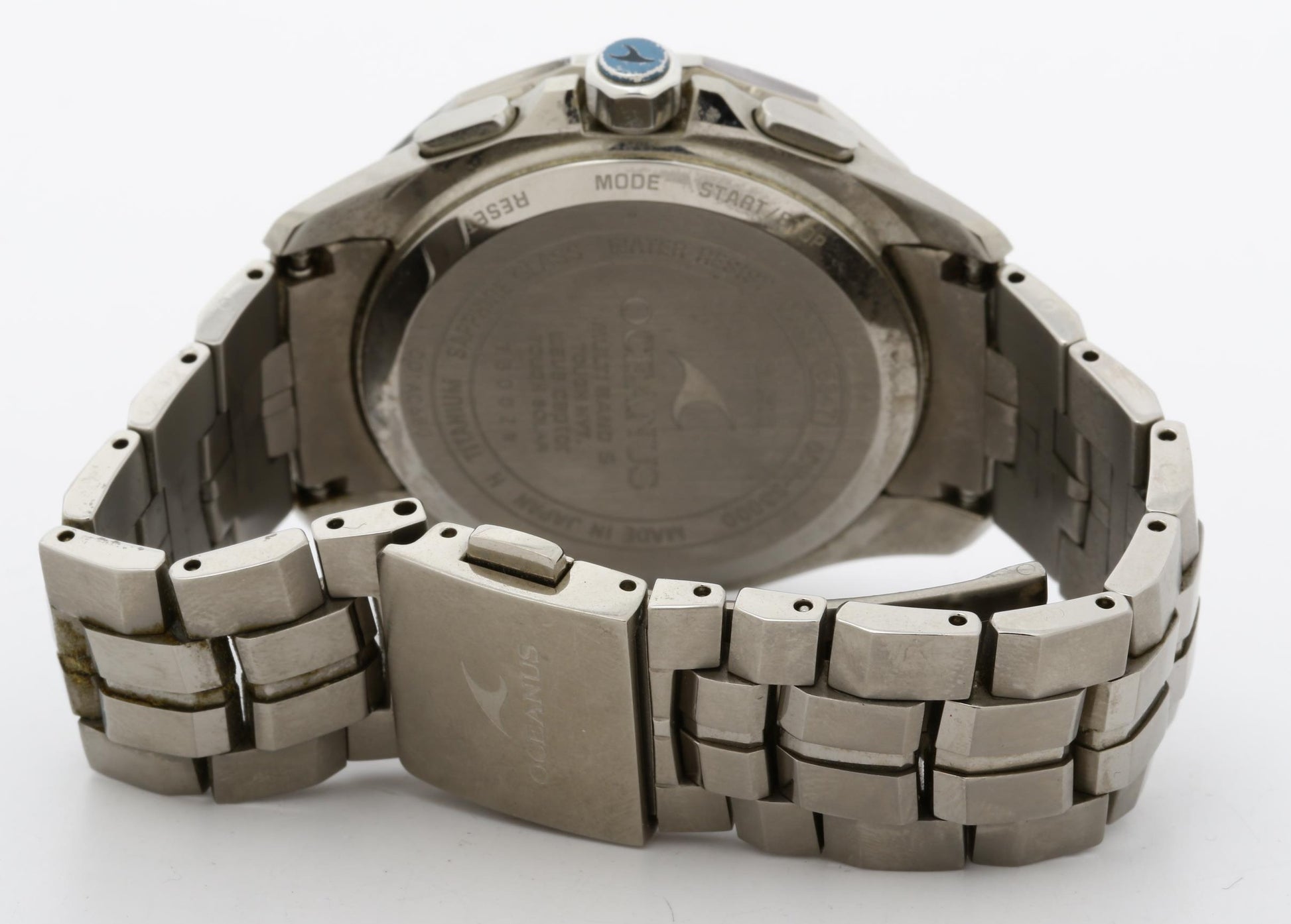 CASIO カシオ 時計 オシアナス マンタ OCWS30001AJF ブラック シルバー チタン メンズ