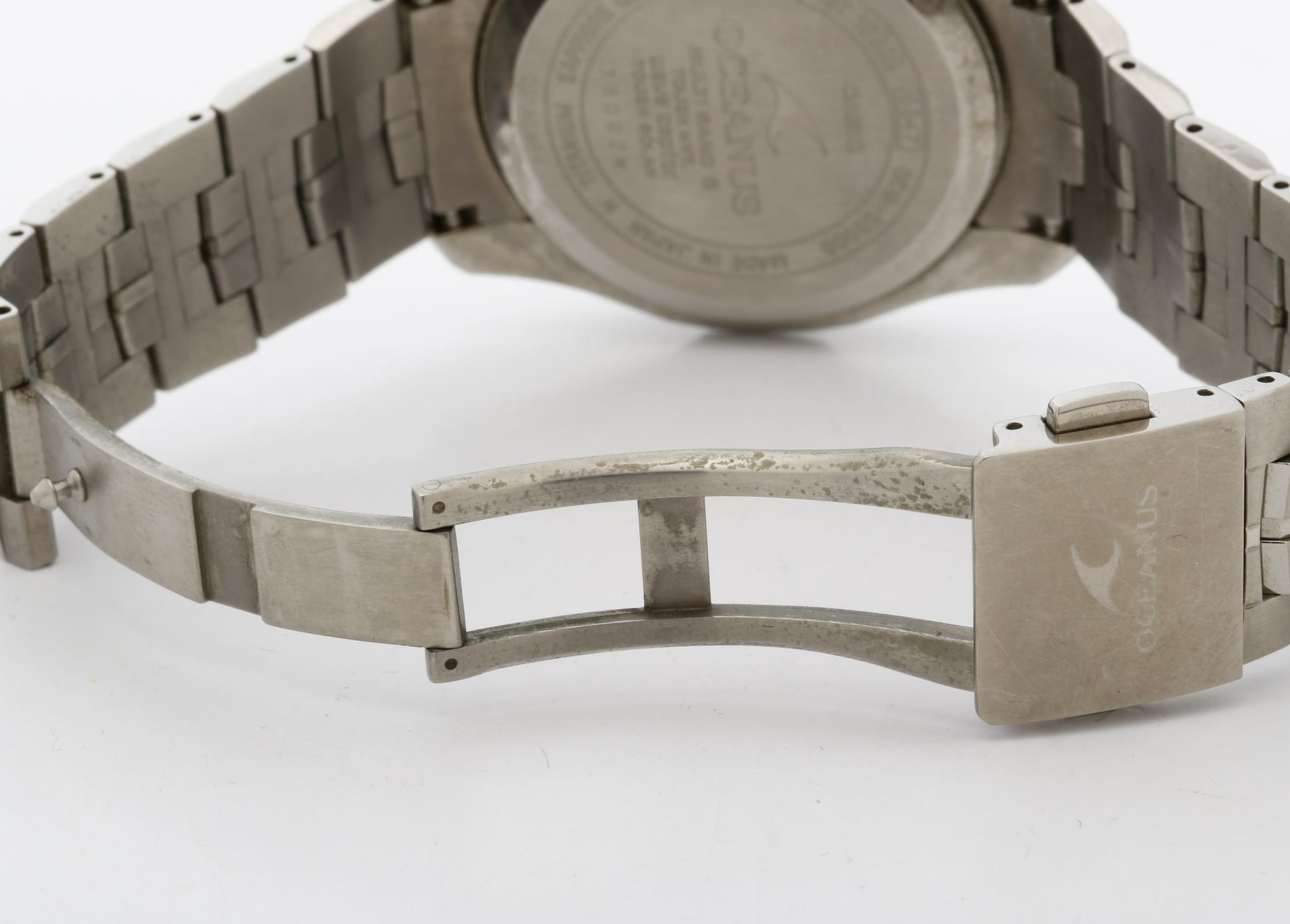 CASIO カシオ 時計 オシアナス マンタ OCWS30001AJF ブラック シルバー チタン メンズ