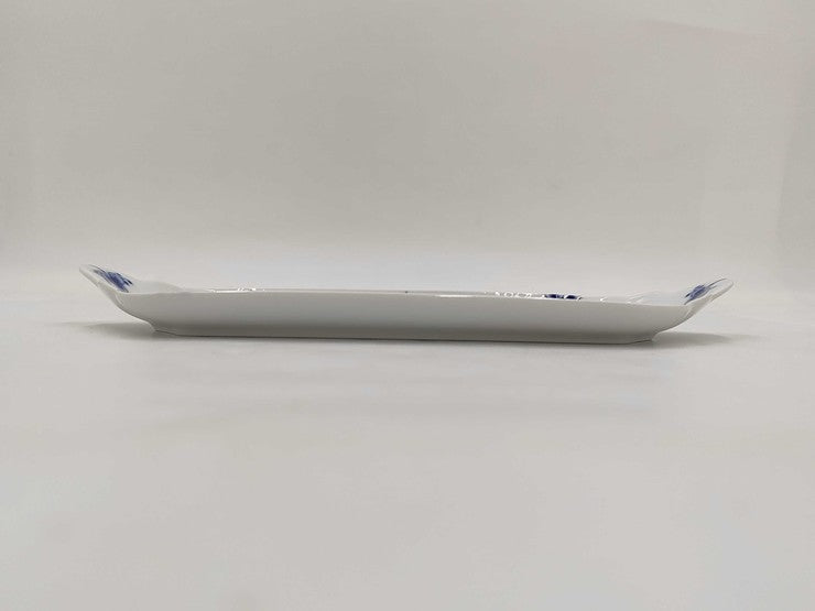 ROYAL COPENHAGEN ロイヤルコペンハーゲン 洋食器 ブルーパルメッテ ブロッサム ロングトレー 28CM ホワイト ブルー系 磁器（ポーセリン） ユニセックス 長皿 盛皿 新品未使用展示品